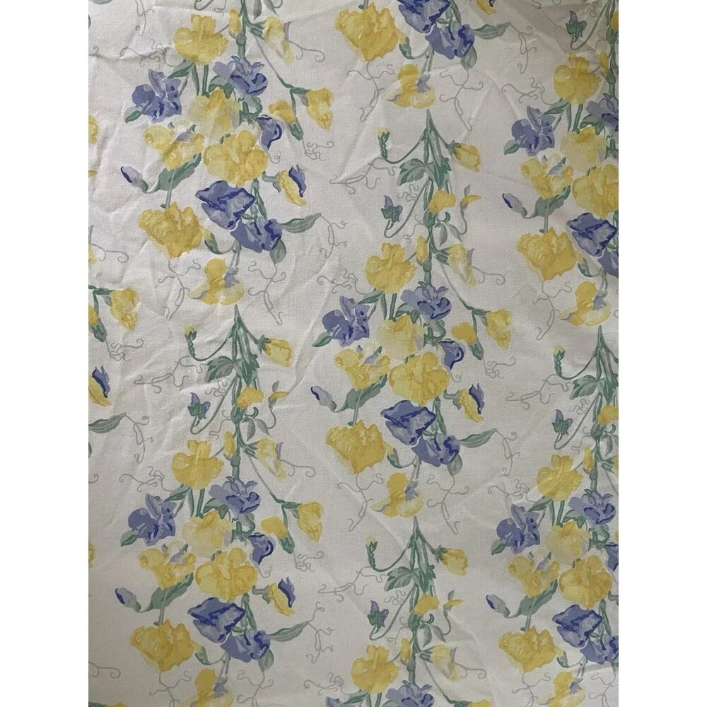 Vintage Custom Bedspread Using Laura Ashley Charlotte Floral Pattern -Full/Queen